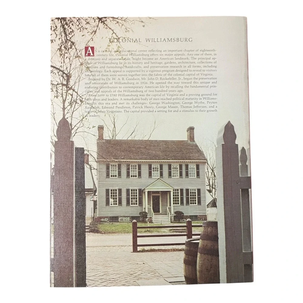Legacy From The Past 1975 Portfolio Of 88‎ Williamsburg Buildings Softcover